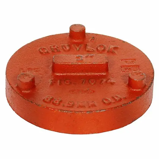 ANVIL GRUVLOK 0390030260 7074 End Cap For Grooved-End Pipe Ductile Iron 5