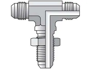Parker 8WJTX-S Triple-Lok 37 Degree Tee WJTX