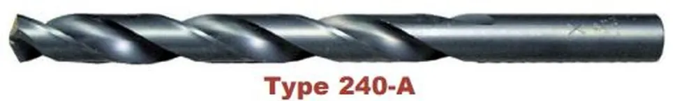 Viking Drill 16690 21/64 x 4-5/8, 3-5/16 L Twist Flute, Heavy Duty High Speed Steel Drill Bit