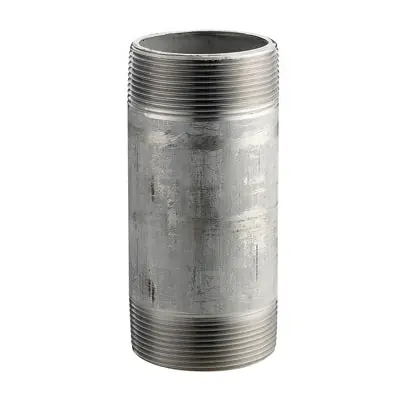 Merit Brass 6506-1000 Pipe Nipple MNPT 3/8 in x 10 in L SCH 80/XH