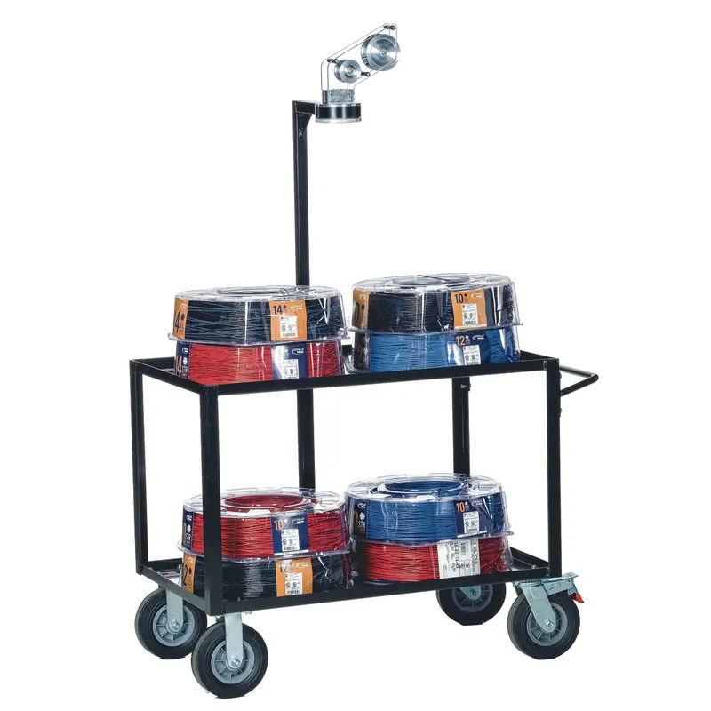 Southwire 58617201 UC-100 2-Shelf Simpull Coilpack Heavy Duty Utility Cart