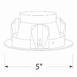 Acuity Brands 12WWH 12W-WH 4 PAR 20 WHT SHOWER