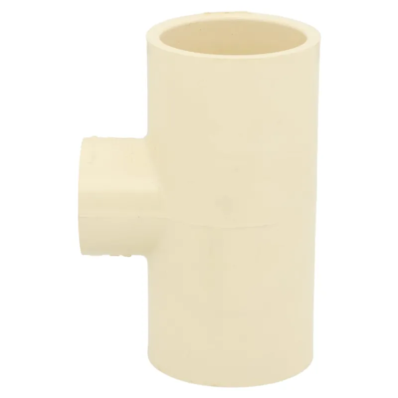 Charlotte Pipe CTS-02400-6200 1-1/2 x 1 CPVC Tee Slip x Slip x Slip
