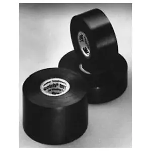 Corning 80611009228 All Weather Telephone Vinyl Plastic Tape Black 3/4 in x 36 ft