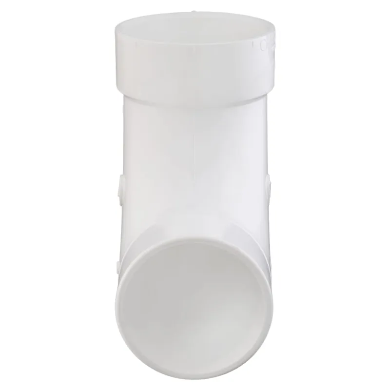 Charlotte Pipe 03389 4 1/4 Bend - 90 Deg - Elbow (Long Sweep Street) - Hub x Hub - PVC DWV