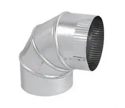 Clifco Sheet Metal MFG 3-040 4 Galv Elbow 30 Gauge Replacement MPN