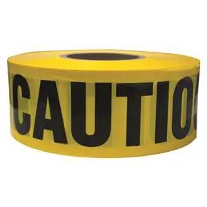 TruForce BTDR Barricade Tape Danger Red/Black 1 Each