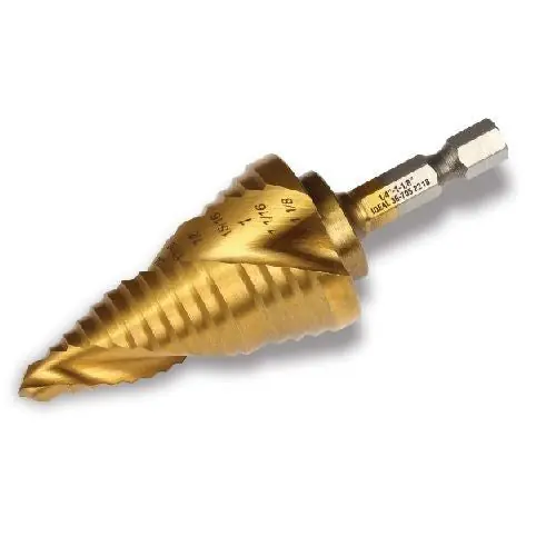 Ideal Industries 36-705 Spiral Step Bit 1/4 in - 1-1/8 in