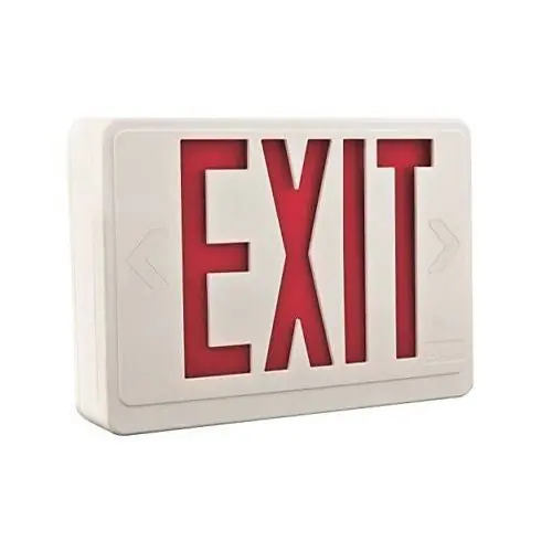 Acuity Brands LHQMLEDRHOR0M6 Emergency Unit/Exit Sign Combo 120/277 VAC LHQM LED R HO R0 M6