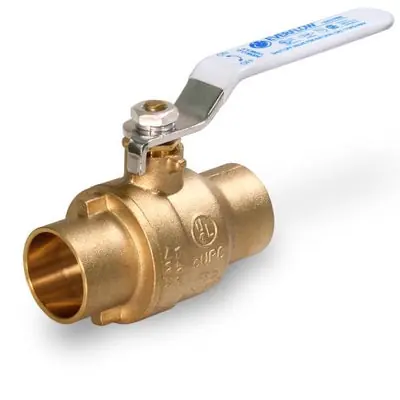 Everflow 610C004-NL 4 SWT Full Port Premium Brass Ball Valve Lead Free