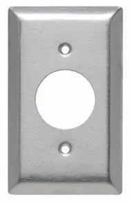 Legrand-Pass & Seymour SL7 Smooth Metal Wall Plate 1gang Single 430 Stainless Steel