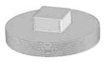 NAPCO P11510 10 MPT SDR 35 PVC Solvent Weld Raised Square Head Plug