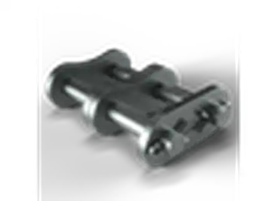 HKK Chain HKKRC100CCL2 Connecting Link ANSI 100 Double Strand Cottered Carbon Steel 1 1/4 in Pitch x 3/4 in Roller Dia x 3/4 in Roller W