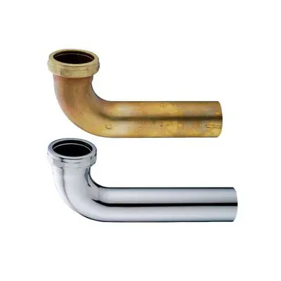 Everflow 2198 1-1/2 x 8 RB Slip Joint Waste Bend