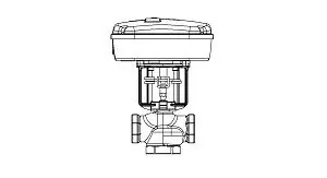 Schneider Electric VU-7313-652-4-10 Valve Assembly 1-1/2 In 3-Way Mixing Replacement MPN