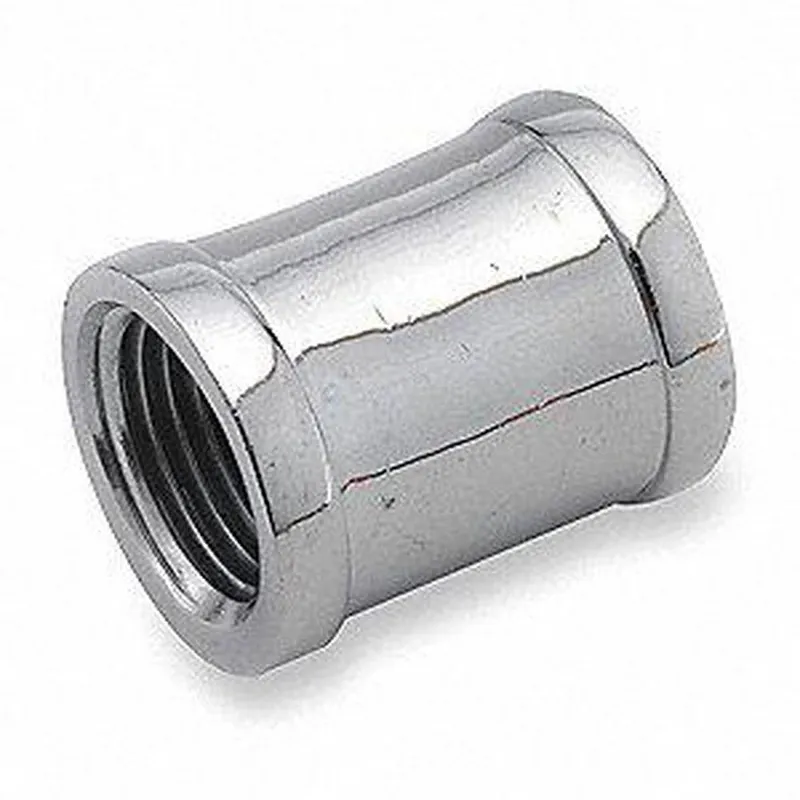 Matco-Norca C-RC0302LF 1/2 x 3/8 in. Chrome Plated Brass Reducing Coupling