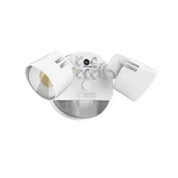 Lithonia Lighting HGX-LED-2RH-ALO-SWW2-120-PIR-WH-M2 2-Light LED Floodlight w/ Motion Sensor, Adjustable Lumens, 3000K/4000K/5000K Switchable CCT