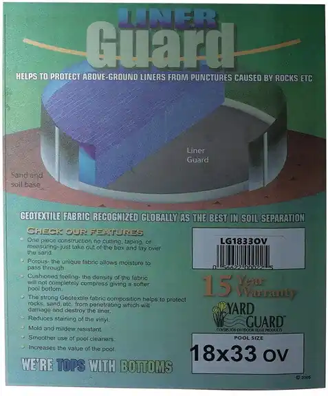 HPI LG1833OV 18' x 33' Oval Premium Floor Padding