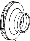 Pentair 356176Z Impeller for 1.5HP Pool Pumps