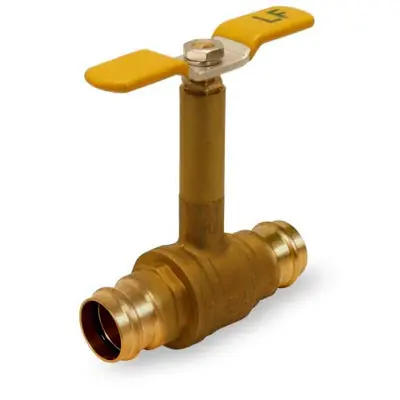 Everflow 530R012-NL 1/2 PRESS Full Port Long Bonnet Ball Valve Lead Free