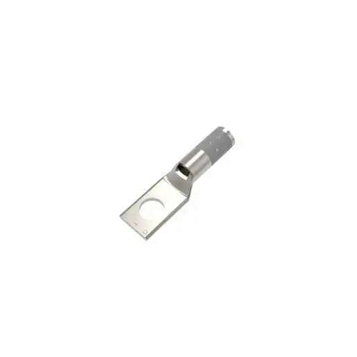 Hubbell YA4CL4BOX YA-L 1-Hole Compression Lug With Inspection Window, 4 AWG Stranded Copper Conductor, 3/8 in Stud