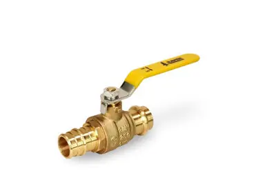 Everflow FRBL-034-NL 3/4 F1960 PEX X 3/4 PRESS Ball Valve with Lever Handle Lead Free