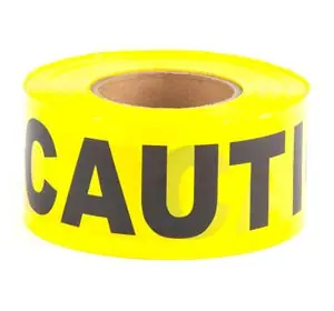 L.H. Dottie BT5X3 Barricade Tape 3 Inch x 300 Foot