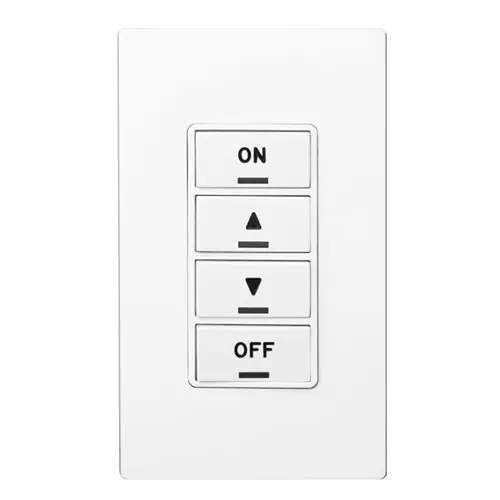 Leviton RLVSW-4LW 4-Button Dimming On/off Controller For Use With Irc System