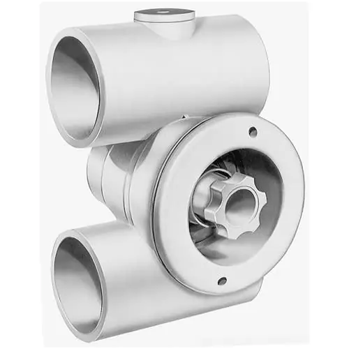 Hayward SPX1434EGRAY Bulkhead Fitting w/ Gasket, Gray