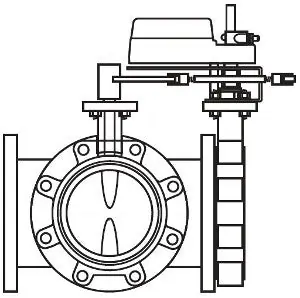 Schneider Electric VFF-630C-E24-L-11 Valve Actuator Assembly - 2 in - VFF-630C-E24-L-11