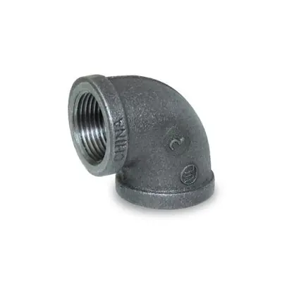 Everflow BMNL0018 Black Elbows 90
