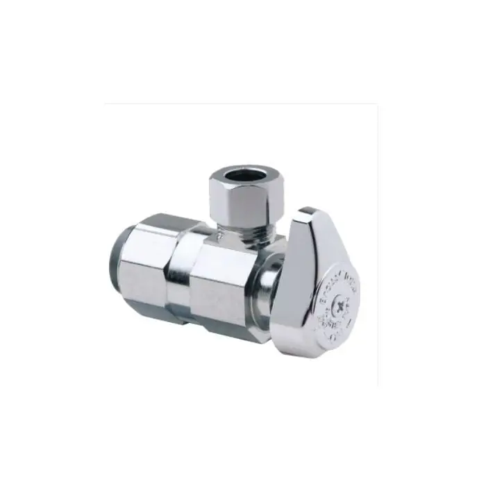BrassCraft G2PS19L1XC C 1/2 Push Connect X 3/8Od Comp Angle Stop