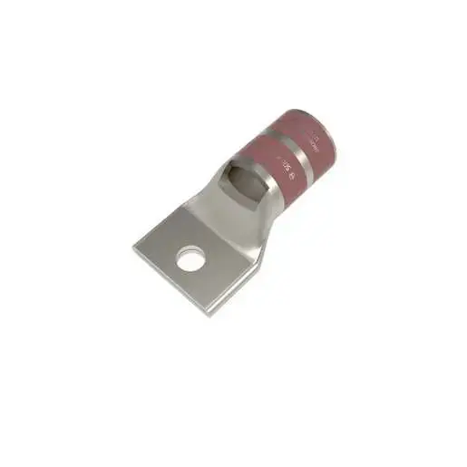 Hubbell YA34L YA-L 1-Hole Compression Lug With Inspection Window 500 kcmil Stranded Copper Conductor