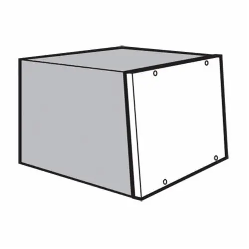 nVent PCS56F HOF Cover, Upper Front, 23.3 in Width, Upper Front of Sloped Fronts