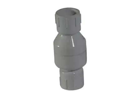 AMERICAN GRANBY INC 1011-10 PVC SPRING CHECK VALVE SXS 1