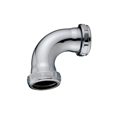 Everflow 61912 1-1/4 x 12 Slip Elbow w/ Nuts & Washers 17GA