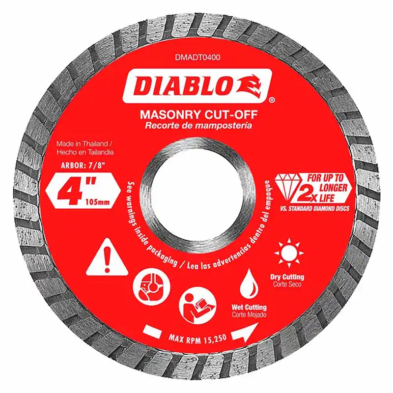 Diablo DMADT0400 DB 4 Diamond Turbo Mas Cut Off