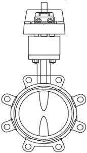 Schneider Electric VSF-6200-E24-L-12 - Valve-Actuator Assembly - 24 V AC/DC