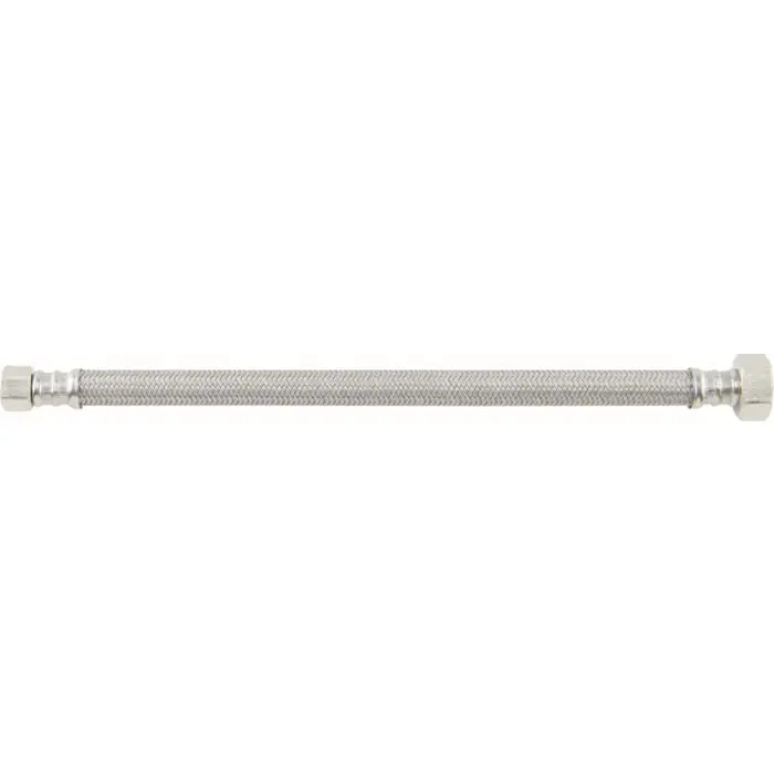 BrassCraft B1-48AF Speedi Plumb Plus Faucet Water Connector 48 inch 3/8 inch Compression inlet x 1/2 inch Female Iron Pipe