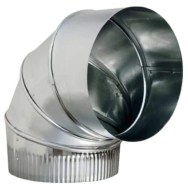 Gray Metal South 9-30-302 90 Degree Adjustable Steel Elbow 9 inch