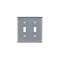 Mulberry 80072 Princess Wallplate 2 Gangs 5 in H x 4.562 in W