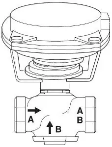 Schneider Electric VK-7283-303-4-09 Valve Actuator Assembly