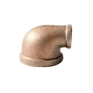 Merit Brass XNL101-0402 Pipe Elbow 90 deg 1/4 x 1/8 in