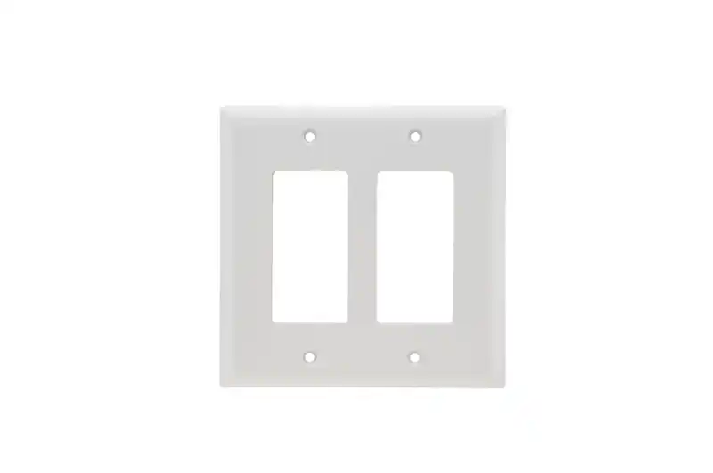 Legrand-Pass & Seymour SPJ262-W Smooth Wall Plate Junior Jumbo 2gang Decorator White