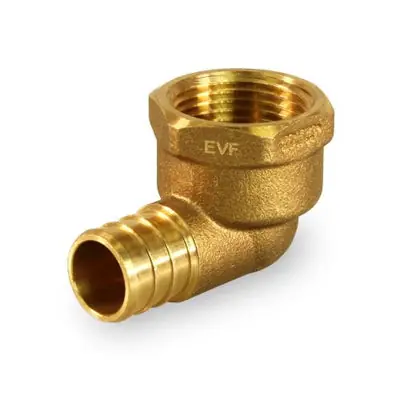 Everflow PXFL3434-NL 3/4 Female Ip X 3/4 F1807 PEX Elbow Lead Free