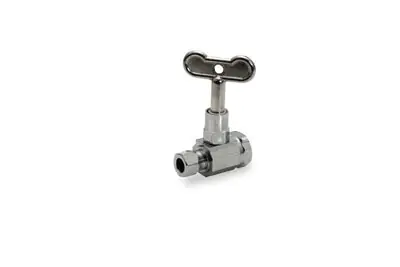 Everflow 27-KSS12-NL 1/2 Swt X 3/8 Comp 1/4 Turn Loose Key Straight Stop LF