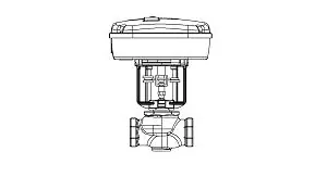 Schneider Electric VU-7213-650-4-10 Valve Actuator Assembly 1-1/2 In 2-Way VU-7213-650-4-10