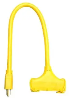 Cord 04112-88-02 Power Center 12 AWG/3 Conductor 2 ft NEMA 5-15P Plug 125 Volts