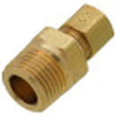 BrassCraft 68-4-6 Brasscraft 1/4 in. O.D. Compression x 3/8 in. MIP Brass Compression Male Reducing Adapter Fitting