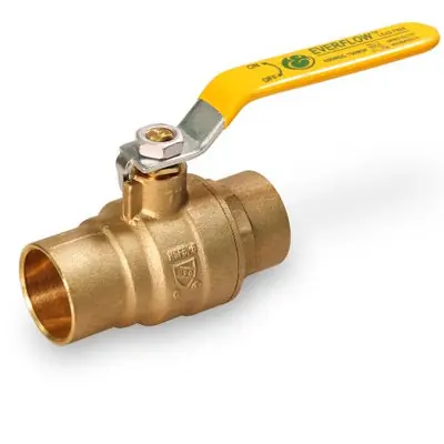 Everflow 605C034-NL 3/4 SWT Premium Full Port Brass Ball Valve Lead Free